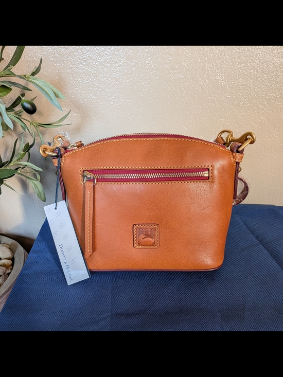 Dooney & Bourke Handbags - Beautiful! NWT Dooney & Bourke Florentine Domed Crossbody in NATURAL